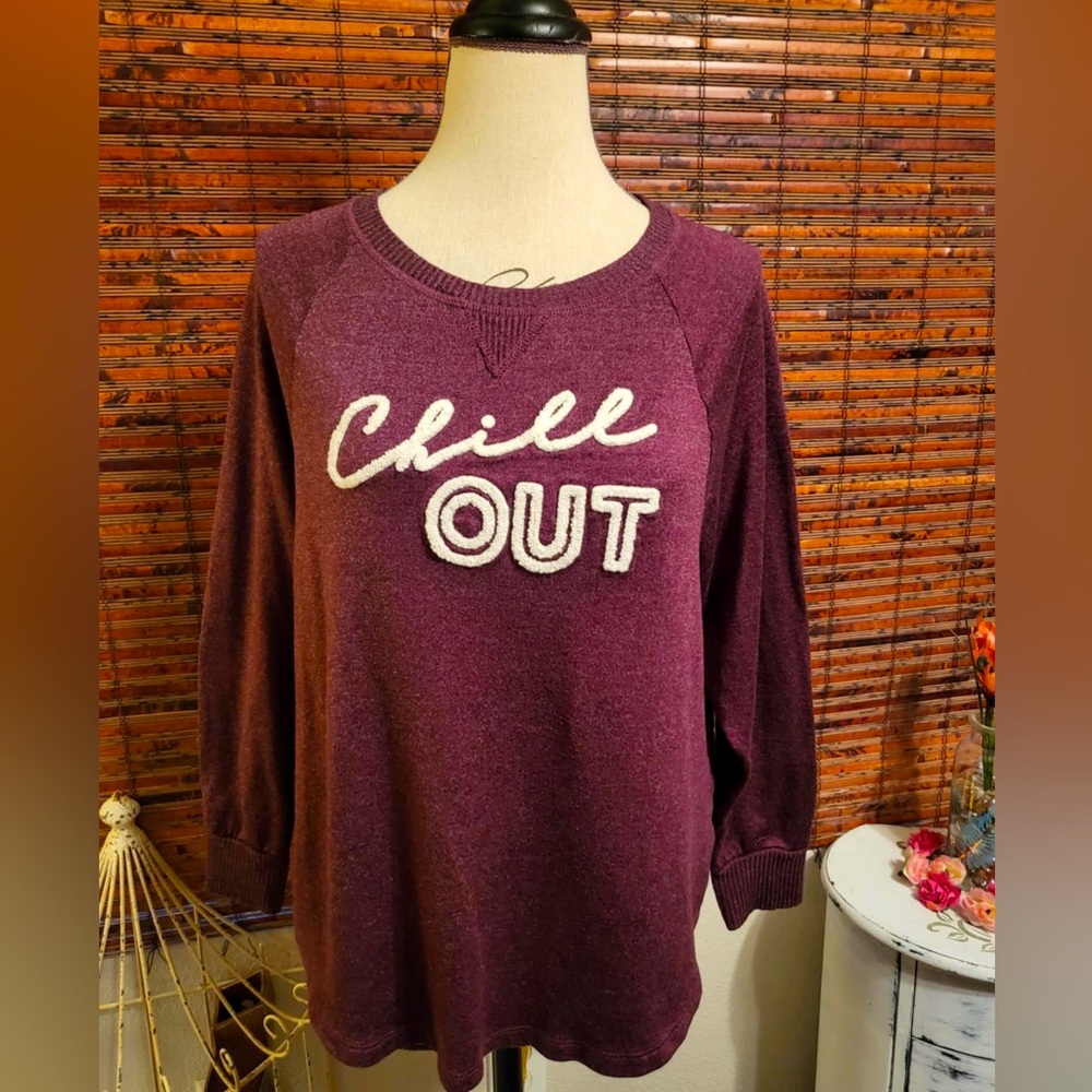 Secret Treasures Purple Sleepwear Top